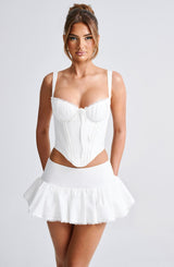 Gonna Skort in Avorio