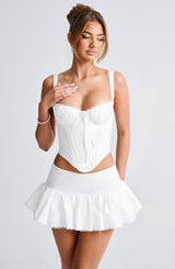 Gonna Skort in Avorio