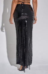 Gonna Maxi in Pizzo Nero