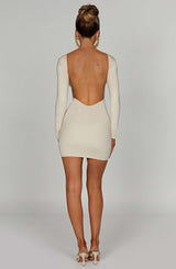 Liana Mini Dress Abito Cream