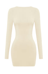 Liana Mini Dress Abito Cream