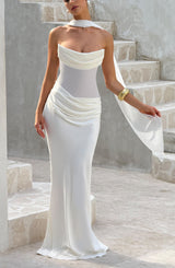 Liora Maxi Dress in Avorio