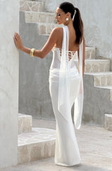 Liora Maxi Dress in Avorio