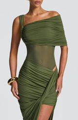 Lisette Bodysuit - Khaki