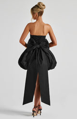 Abito Mini Lotus Nero