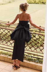 Abito Mini Lotus Nero