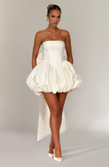 Vestito Mini Lotus Ivory