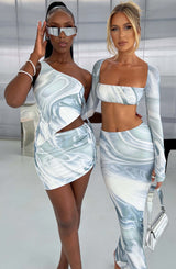 Top Lucianna Grigio Nebbia