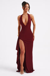 Abito Maxi Luella Rosso Burgundy