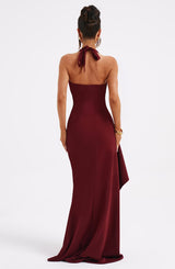 Abito Maxi Luella Rosso Burgundy