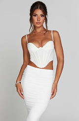 Corsetto Bianco Donna