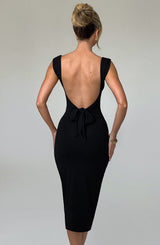 Abito Midi Nero Donna