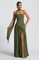 Essenza Maxi Dress - Khaki