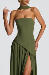 Essenza Maxi Dress - Khaki