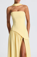 Maliyah Maxi Dress Abito da sera in limone