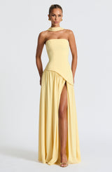 Maliyah Maxi Dress Abito da sera in limone