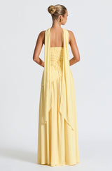 Maliyah Maxi Dress Abito da sera in limone