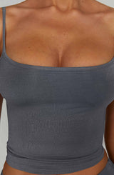 Top Marie Charcoal Donna