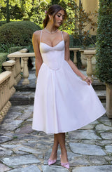 Vestito da sera rosa