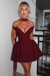 Mini Vestito Marla - Cherry Lacquer