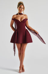 Mini Vestito Marla - Cherry Lacquer