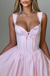 Abito Marlena Midi Rosa