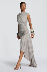 Marnie Mini Dress - Light Grey