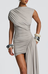 Marnie Mini Dress - Light Grey