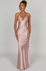 Abito Maxi Rosa Blush