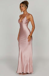 Abito Maxi Rosa Blush