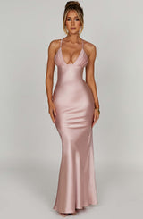 Abito Maxi Rosa Blush