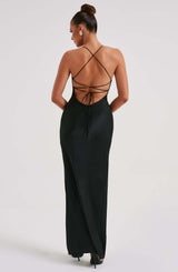 Abito Maxi Nero Donna