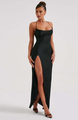 Abito Maxi Nero Donna