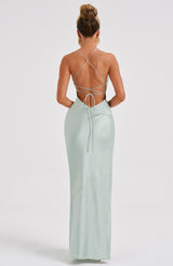 Abito Maxi Misha in Sage