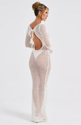 Abito Maxi Moana Bianco