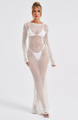 Abito Maxi Moana Bianco