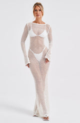 Abito Maxi Moana Bianco