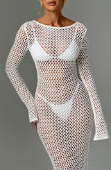 Abito Maxi Moana Bianco