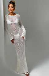 Abito Maxi Moana Bianco