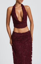 Top da donna Myra Cherry Lacquer