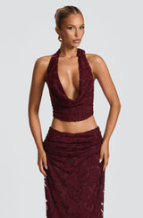 Top da donna Myra Cherry Lacquer