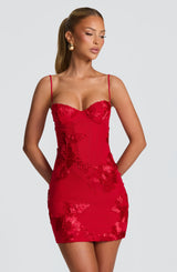 Nefertiti Mini Dress - Red