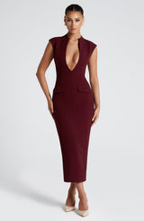 Abito Nellie Midi Lacca Ciliegia