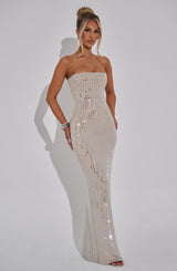 Abito Maxi Neriah Colore Nude