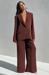 Giacca oversized marrone