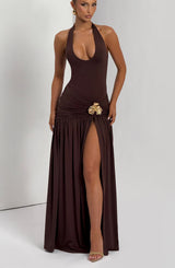 Bodysuit Odele Colore Plum Brown