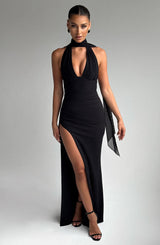 Abito Maxi Nero Elegante