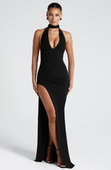 Abito Maxi Nero Elegante