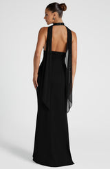 Abito Maxi Nero Elegante