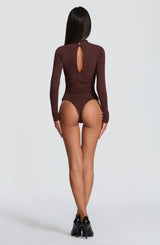 Pearson Bodysuit - Plum Brown